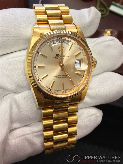 gold presidental rolex|Rolex gold presidential watch price.